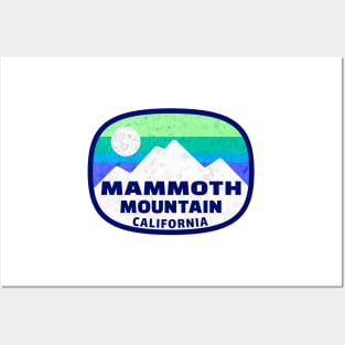 Mammoth Mountain California Skiing Mountains Ski Hiking Posters and Art